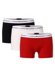 Tommy Hilfiger Obcisłe bokserki pakowane po 3 szt. Mężczyźni Bawełna niebieski|czerwony|biały|wielokolorowy, XL. Białe bokserki męskie Tommy Hilfiger, bez wzorów, z bawełny. Za 179.95 zł.