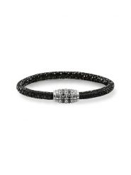 Thomas Sabo Srebrna bransoletka z cyrkoniami rozmiar: L17. Szare bransoletki damskie thomas sabo, srebrne. Za 223.99 zł.