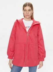 United Colors Of Benetton Kurtka przejściowa 27WZDN054 Różowy Regular Fit. Czerwone kurtki damskie United Colors Of Benetton, l, bez wzorów, z syntetyku, bez kaptura. Za 349.99 zł.
