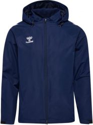 Kurtka wodoodporna Hummel Lead 2.0. Niebieskie kurtki damskie HUMMEL, l, bez wzorów, z materiału, z kapturem. Za 337.70 zł.
