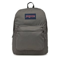 Plecak JanSport. Szare plecaki damskie JanSport, bez wzorów, sportowe. Za 159.99 zł.