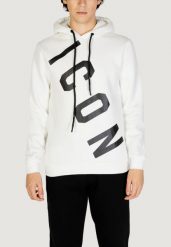 Bluza Mężczyzna ICON. Białe bluzy sportowe męskie ICON, bez wzorów, z bawełny, sportowe, bez kołnierzyka, bez ramiączek. Za 342.52 zł.