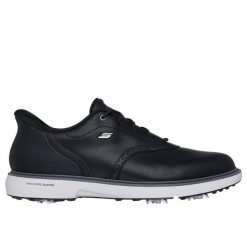Buty do golfa Skechers Go Golf Prestige. Czarne buty wizytowe męskie Skechers, z gumy, bez zapięcia. Za 725.40 zł.