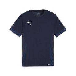 Koszulka Puma TeamGoal. Białe t-shirty sportowe męskie Puma, bez ramiączek, do piłki nożnej. Za 82.00 zł.