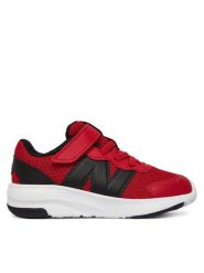 New Balance Sneakersy Fresh Foam Lace Top Strap I5781NH Czerwony. Czerwone buty sportowe chłopięce New Balance, bez wzorów, z materiału, bez zapięcia. Za 169.99 zł.