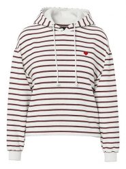 Pieces Bluza "Chilli" w kolorze brązowo-białym rozmiar: XL. Białe bluzy z kapturem damskie Pieces, xl. Za 101.94 zł.