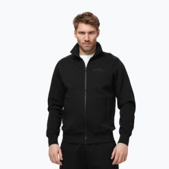 Bluza męska Pitbull Sampson Zip. Czarne bluzy z kapturem męskie PITBULL, m, z bawełny. Za 269.99 zł.
