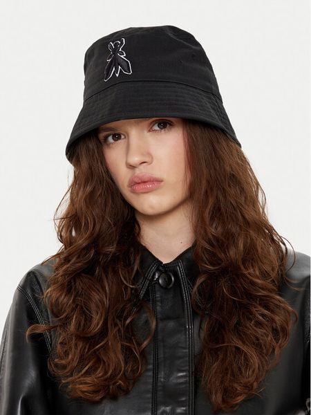 Patrizia Pepe Kapelusz 8F0061/AB01-K103 Czarny. Czarne kapelusze damskie Patrizia Pepe, bez wzorów, z bawełny. Za 319.99 zł.