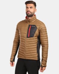 Kurtka puchowa Kilpi Actis. Brązowe kurtki treningowe męskie Kilpi, na jesień, m, bez wzorów, z materiału, na golfa. Za 385.00 zł.