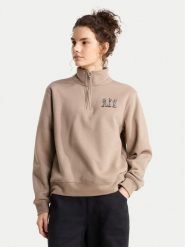 The North Face Bluza 1/4 Ski Embro NF0A8JAQ2H91 Beżowy Relaxed Fit. Brązowe bluzy bez kaptura damskie The North Face, l, z bawełny. Za 296.99 zł.