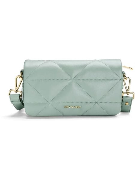 Hey Marly Torebka "Sassy Sister" w kolorze zielonym - 25 x 15 x 7 cm rozmiar: onesize. Zielone torebki klasyczne damskie Hey Marly, bez wzorów, z materiału, bez dodatków. Za 366.35 zł.