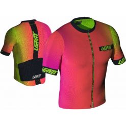 Koszulka rowerowa LEATT Jersey MTB Endurance 6.0. Czerwone t-shirty sportowe męskie LEATT, m, z jersey, bez ramiączek, rowerowe. Za 412.80 zł.