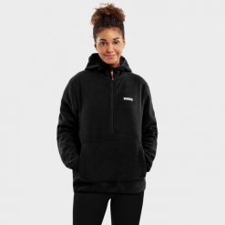 Bluza polarowa z kapturem Damska Avoriaz-W. Czarne bluzy z kapturem damskie SIROKO, xs, z polaru. Za 254.00 zł.