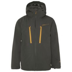 Kurtka męska Protest PRTTIMO snowjacket. Szare kurtki męskie Protest, l, bez wzorów, bez kaptura, narciarskie. Za 899.99 zł.