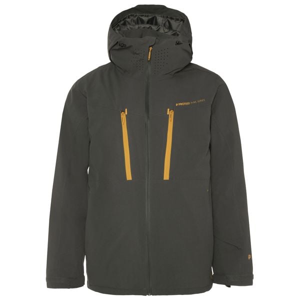 Kurtka męska Protest PRTTIMO snowjacket. Szare kurtki męskie Protest, l, bez wzorów, bez kaptura, narciarskie. Za 899.99 zł.