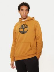 Timberland Bluza TB0A2BJHP571 Żółty Regular Fit. Żółte bluzy bez kaptura męskie Timberland, m, z bawełny. Za 309.99 zł.