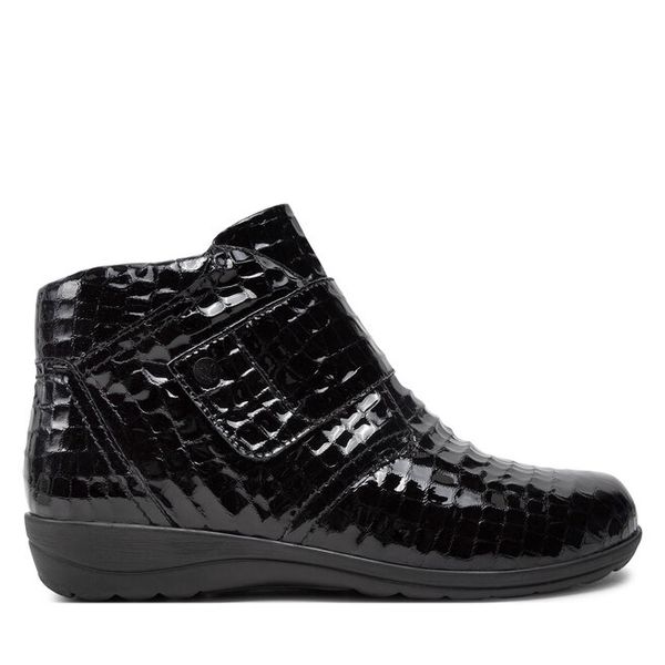 Botki Caprice. Czarne botki damskie Caprice, bez obcasa, na płaskiej podeszwie, bez zapięcia. Za 349.99 zł.
