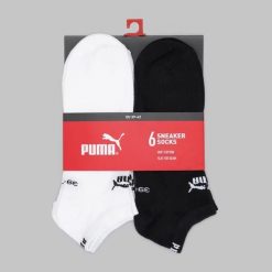 Puma Skarpety Elements Sneaker 6-Pack 93899904. Białe skarpetki damskie Puma, bez wzorów. Za 79.99 zł.