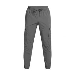 Spodnie dresowe Under Armour męskie L, poliester, kieszenie cargo. Szare spodnie sportowe męskie Under Armour, z dresówki. Za 373.70 zł.