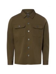 Nils Sundström koszula typu overshirt Mężczyźni Regular Fit zielony, XL. Zielone koszule męskie Nils Sundström, m, bez wzorów, bez kołnierzyka, bez ramiączek. Za 349.95 zł.