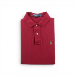 Second life - Polo Ralph Lauren koszulka męska z krótkim rękawem - Stan dobry. Czerwone koszulki polo męskie Ralph Lauren, l, bez wzorów, bez ramiączek. Za 106.46 zł.