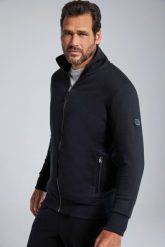 Męska Bluza dresowa stójka do 8XL. Czarne bluzy z kapturem męskie JAY-PI, m, z bawełny. Za 279.99 zł.