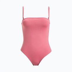 Strój kąpielowy jednoczęściowy damski ROXY Solid Beach Classics Bandeau. Czerwone stroje jednoczęściowe damskie Roxy, s, bez wzorów. Za 209.99 zł.