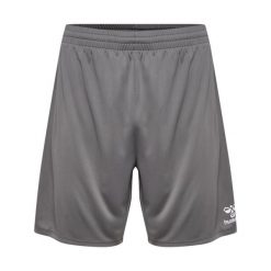 Szorty Hummel Essential. Szare szorty damskie HUMMEL, bez wzorów, sportowe. Za 121.00 zł.