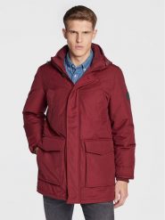 Tommy Hilfiger Kurtka puchowa Rockie MW0MW27689 Bordowy Regular Fit. Czerwone kurtki męskie Tommy Hilfiger, m, bez wzorów, z puchu, bez kaptura. Za 2,459.00 zł.