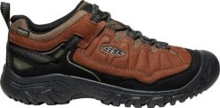 Buty trekkingowe męskie Keen Targhee Iv Wp. Brązowe buty trekkingowe męskie Keen, z materiału, bez zapięcia, trekkingowe. Za 791.00 zł.