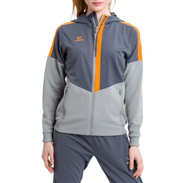 Damska kurtka z kapturem Erima Training. Brązowe kurtki damskie Erima, l, bez wzorów, z kapturem. W wyprzedaży za 177.00 zł.