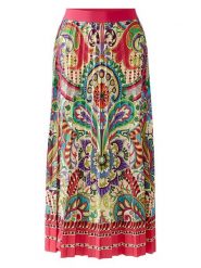 Miss Lagotte Spódnica w kolorze różowym ze wzorem rozmiar: 36. Różowe spódniczki damskie Miss Lagotte, bez wzorów, z podwyższonym stanem, midi. Za 165.99 zł.