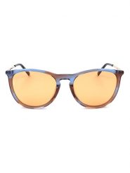 Missoni Damskie okulary przeciwsłoneczne w kolorze niebiesko-brązowo-pomarańczowym rozmiar: 54. Brązowe okulary przeciwsłoneczne damskie Missoni. Za 230.53 zł.