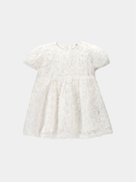 Coccodrillo Sukienka elegancka WC4128202EBG Écru Regular Fit. Sukienki dziewczęce COCCODRILLO, bez wzorów, z syntetyku, bez ramiączek. Za 69.90 zł.