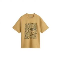 Koszulka sportowa męska Vans Skool Doodle. Brązowe t-shirty sportowe męskie Vans, m, z bawełny, bez ramiączek. Za 139.00 zł.