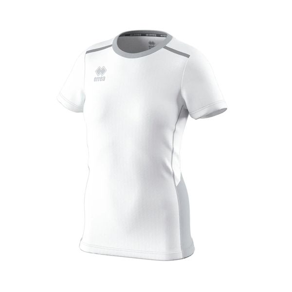 Koszulka damska Errea Konnor. Białe t-shirty damskie ERREA, l, z aplikacjami, z materiału, bez kołnierzyka. Za 108.50 zł.