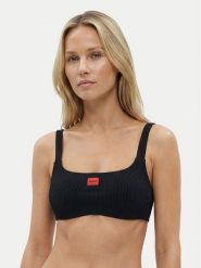 HUGO Góra od bikini 50555695 Czarny. Czarne bikini damskie Hugo, bez wzorów. Za 259.99 zł.