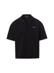 PEGADOR koszula casual - plisa Troy Mężczyźni Comfort Fit czarny, S. Czarne koszule męskie PEGADOR, m, bez wzorów, bez kołnierzyka, bez ramiączek. Za 229.95 zł.
