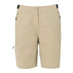 Szorty damskie Regatta Chaska III. Brązowe szorty damskie Regatta, bez wzorów, z materiału, eleganckie. Za 129.99 zł.