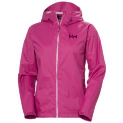 Damska kurtka wodoodporna Helly Hansen Loke Terra. Czerwone kurtki damskie Helly Hansen, bez kaptura. Za 638.00 zł.