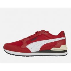 Buty Puma St Runner v4 Nl Dark 9906912 czerwone. Czerwone buty sportowe na co dzień damskie bez wzorów, z gumy, trekkingowe. Za 376.72 zł.