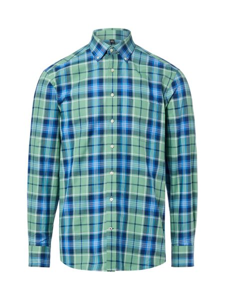 Nils Sundström koszula casual Mężczyźni Regular Fit Bawełna zielony, XL. Zielone koszule męskie Nils Sundström, m, bez wzorów, z bawełny, bez kołnierzyka, bez ramiączek. Za 119.95 zł.