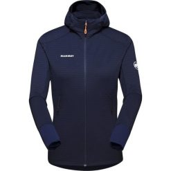 Bluza trekkingowa damska Mammut Taiss Light ML Hooded Jacket. Niebieskie bluzy z kapturem damskie Mammut, m, z materiału. Za 611.40 zł.
