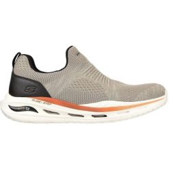 Buty sportowe męskie Skechers Arch Fit Orvan denis. Brązowe buty sportowe na co dzień męskie Skechers, bez zapięcia. Za 390.00 zł.