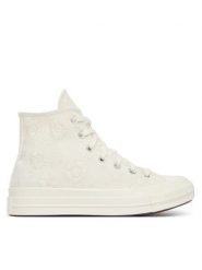 Converse Trampki Chuck 70 A17629C Écru. Białe trampki i tenisówki damskie Converse, bez wzorów, z materiału. Za 469.99 zł.