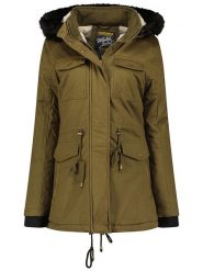 ANAPURNA Parka "Celestana" w kolorze khaki rozmiar: M. Brązowe parki damskie ANAPURNA, m, bez wzorów. Za 242.70 zł.