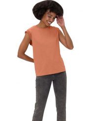 Heine Koszulka w kolorze pomarańczowym rozmiar: 40. Pomarańczowe bluzki damskie Heine, bez wzorów, z koronki, bez kołnierzyka. Za 48.05 zł.