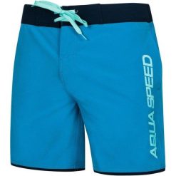 Spodenki kąpielowe męskie Aqua Speed Evan. Niebieskie kąpielówki męskie Aqua-Speed, m, bez wzorów. Za 79.99 zł.