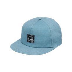 Czapka strapback dla Mężczyzn HERITAGE Niebieski. Niebieskie czapki męskie Quiksilver, bez wzorów, z bawełny. Za 139.99 zł.