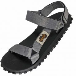 Sandały GUMBIES SCRAMBLER SANDAL UNISEX. Szare sandały damskie Gumbies, bez wzorów, bez obcasa. Za 99.99 zł.
